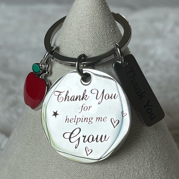 🍎 Teacher Appreciation Keychains, 2 set. NEW - Picture 4 of 7